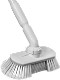 Image of Product. Front orientation. Scrub Brushes. Multiangle Scrub Brushes with Extended-Reach Handle, Style B.