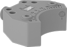 Image of Product. With Curved Face. Front orientation. Curved Face. Hazardous Location Valve Position Sensors.