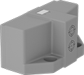 Image of Product. With Flat Face. Front orientation. Flat Face. Hazardous Location Valve Position Sensors.