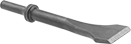 Image of Product. Front orientation. Chisel Bits. 0.401" Round-Shank Chisel Bits for Chiseling and Riveting Hammers, Offset Chisel Bit Blade.