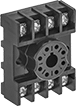 Image of Product. Relay Socket for 8-Terminal Relay. Front orientation. Relay Sockets. Circular-Pin Relays, 1.4" High.