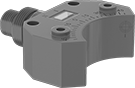 Image of Product. With Curved Face. Front orientation. Curved Face. Valve Position Sensors.