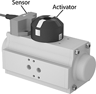 Image of ProductInUse. Front orientation. Contains Annotated. Proximity Sensors. Hazardous Location Valve Position Sensors.