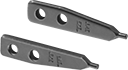 Image of Product. Front orientation. Tips for Retaining Ring Pliers. Sold as Sets, Straight Tip Angle.