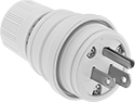 Image of Product. Front orientation. Power Connectors. Washdown Straight-Blade Connectors, Plugs.