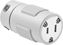 Image of Product. Front orientation. Power Connectors. Straight-Blade Connectors, Sockets.