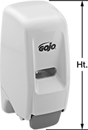 Image of Product. Front orientation. Contains Annotated. Hand Sanitizer Dispensers. Purell Cartridge Hand Sanitizer Dispensers, Style A.