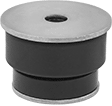Image of Product. Front orientation. Vibration-Damping Mounts. Easy-Install Vibration-Damping Grommets, Style 3.