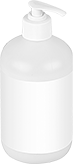 Image of Product. Front orientation. Hand Lotion. Hand Lotions, Pump Bottle.
