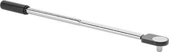 Image of Product. Top orientation. Click-Style Factory-Set Torque Wrench, 1/2" Square Drive, 75 ft.-lbs. Torque, 22-7/8" Long.
