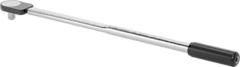 Image of Product. Bottom orientation. Click-Style Factory-Set Torque Wrench, 1/2" Square Drive, 75 ft.-lbs. Torque, 22-7/8" Long.