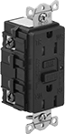Image of Product. Front orientation. Power Connectors. Weather-Resistant GFCI Straight-Blade Connectors.