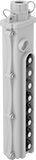 Image of Product. Eight Buttons. Front orientation. Pendant Switches. Corrosion-Resistant Washdown Pendant Switches, 8 Buttons.