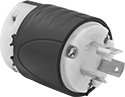 Image of Product. Front orientation. Power Connectors. Turn-Lock Connectors, Plugs.