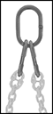 Image of ProductInUse. Front orientation. Contains Border. Chain Rings. Oblong Chain Ring Assemblies—For Lifting.