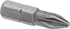 Image of Product. Hex Shank. Front orientation. Screwdriver Bits. Sure-Grip Phillips Bits, For Hand Tools.
