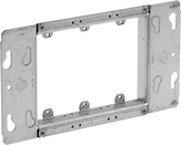 Image of Product. Front orientation. Outlet Box Covers. Covers for Steel Outlet Boxes, For NEMA Outlets, GFCI Outlet, and Toggle Switches, Rectangle.