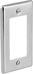 Image of Product. Front orientation. Outlet Box Covers. Covers for Steel Switch Boxes, For GFCI Outlets.