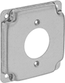 Image of Product. Front orientation. Outlet Box Covers. Covers for Steel Outlet Boxes, For Circular Outlets.