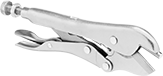 Image of Product. Front orientation. Hose and Tube Pliers. Pinch-Off Hose and Tube Pliers, Flat Jaws and Plain Grip, Lever-Release Handle.