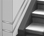 Image of ProductInUse. Front orientation. Marking Tape. Reflective Marking Tape.