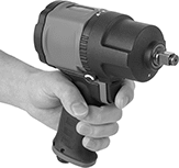 Image of ProductInUse. Front orientation. Impact Wrenches. Air-Powered Impact Wrenches, Pistol Grip.