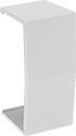 Image of Product. Front orientation. Raceway and Fittings. Multichannel Low-Profile Raceway and Fittings, Connectors.