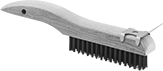 Image of Product. Front orientation. Abrasive Hand Brushes. Aggressive-Cleaning Abrasive Hand Brushes with Scraper, Arched Handle.