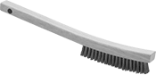 Image of Product. Style D. Front orientation. Abrasive Hand Brushes. Low-Scratch Abrasive Hand Brushes, Curved Handle, Style D.