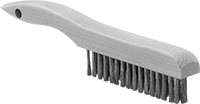 Image of Product. Style F. Front orientation. Abrasive Hand Brushes. Abrasive Hand Brushes, Arched Handle, Style F.