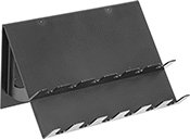 Image of Product. Front orientation. Pipettor Holders. Tabletop-Mount Holders, Angled Mount, ABS.