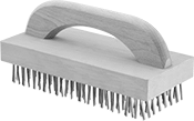 Image of Product. Style E. Front orientation. Abrasive Hand Brushes. Aggressive-Cleaning Abrasive Hand Brushes, Block Handle, Style E.