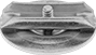 Image of Product. Front orientation. Electrical Enclosure Plugs. Knockout Plugs for Enclosures, Clamp On.