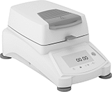 Image of Product. Front orientation. Scales. Bench-Top Moisture Scales, Touch-Screen Display.