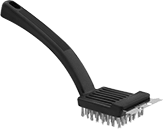 Image of Product. Front orientation. Abrasive Hand Brushes. Low-Scratch Abrasive Hand Brushes with Scraper.