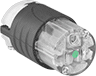 Image of Product. Front orientation. Power Connectors. Snug-Fit Straight-Blade Connectors, Sockets.