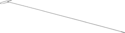Image of Product. Front orientation. Wire Brush Handles. Wire Brush Handles for Threaded-Shank Tube Brushes, Style A.