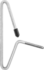 Image of Product. Front orientation. Wire Brush Handles. Wire Brush Handles for Threaded-Shank Tube Brushes, Style B.