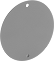 Image of Product. Front orientation. Outlet Box Covers. Blank Covers for Weatherproof Outlet Boxes, Flat Covers, Round.
