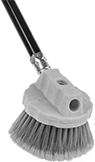 Image of Product. Front orientation. ZoomedIn view. Scrub Brushes. Multiangle Scrub Brushes with Extended-Reach Handle, Style A.