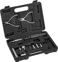 Image of Product. Kit with Four Tips. Front orientation. Soldering Irons. Adjustable-Temperature Butane-Powered Soldering Iron Kits, Four Tips.