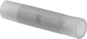 Image of Product. Front orientation. Wire Splices, Connectors, and Taps. Crimp-On Butt Splices, Fully Insulated.