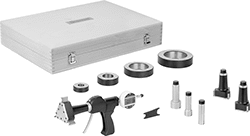 Image of Product. Pistol-Grip Gauge Set. Front orientation. Bore Gauges. Starrett Electronic Pistol-Grip Bore Gauge Sets.