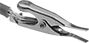 Image of Product. Front orientation. Test Lead Clips. Style P.