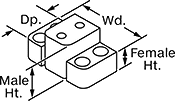 Image of Attribute. Front orientation. Contains Annotated. Guide Alignment Locks.