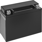 Image of Product. Front orientation. Batteries. Sealed Large-Cell Batteries for Starting.