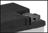 Image of Specification. Front orientation. Contains Border. Box-Tab Terminal with Two Openings Battery Connection.