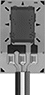 Image of Product. Top orientation. Load Cells. Strain Gauges, 3 Wire Leads—Adhesive Ready, Linear Grid Pattern.
