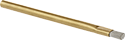 Image of Product. Style C (Brass). Front orientation. Abrasive Hand Brushes. Miniature Abrasive Hand Brushes, Upright Handle, Style C, Brass Handle.