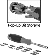 Image of Product. Front orientation. Contains Inset. Screwdrivers. Bit Screwdrivers, Bit Screwdrivers with Bit Storage in Handle.